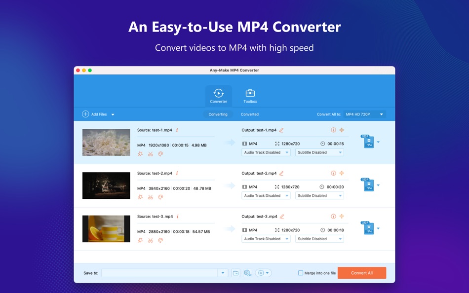 Any-Make MP4 Converter - 5.3.37 - (macOS)