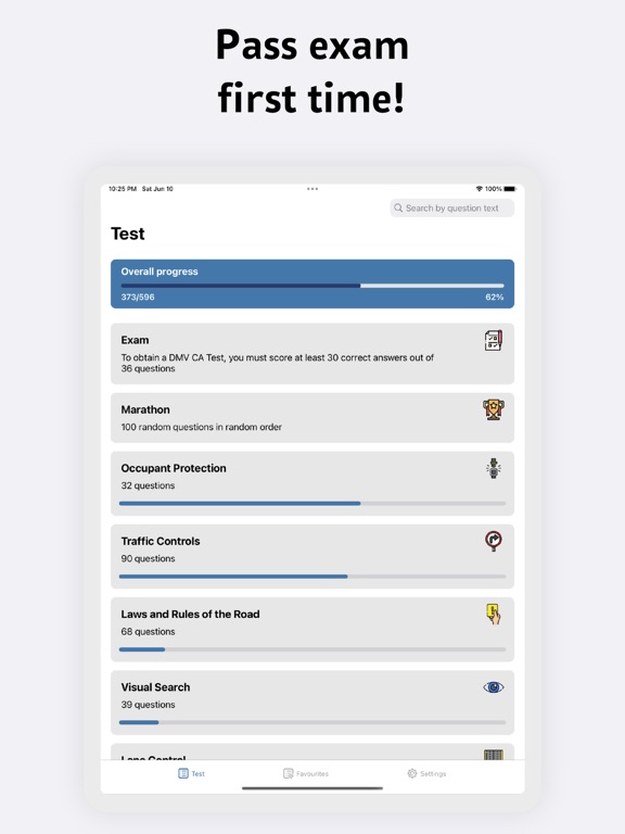 Screenshot #6 pour California DMV — practice test