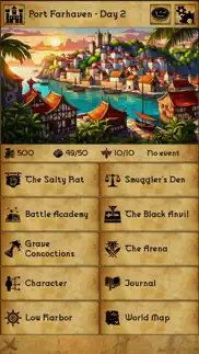 grim tides - old school rpg iphone screenshot 1