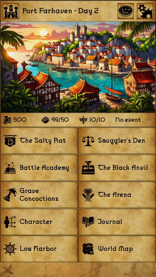 Grim Tides - Old School RPG - 1.5.4 - (iOS)