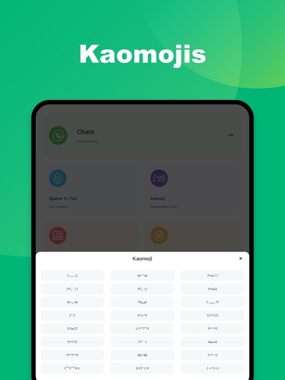 WA Web - Dual Chat App iPad screenshot 6 - Social Networking app