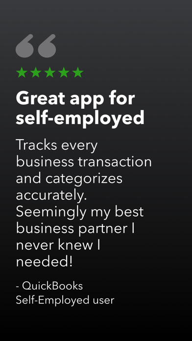 QuickBooks Self-Employed Screenshot