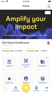 clio cloud conference 2023 iphone screenshot 1