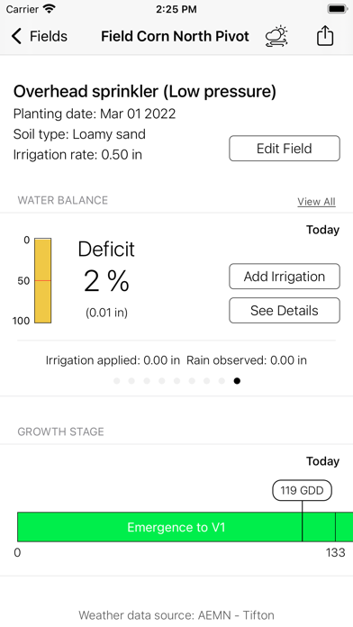 Smartirrigation Corn Screenshot