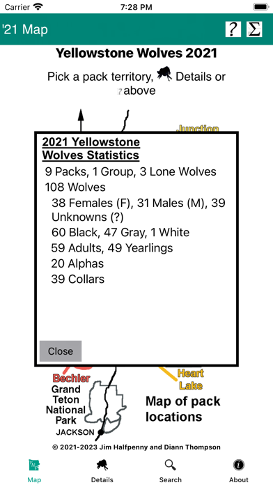 Yellowstone Wolves 2021 Screenshot