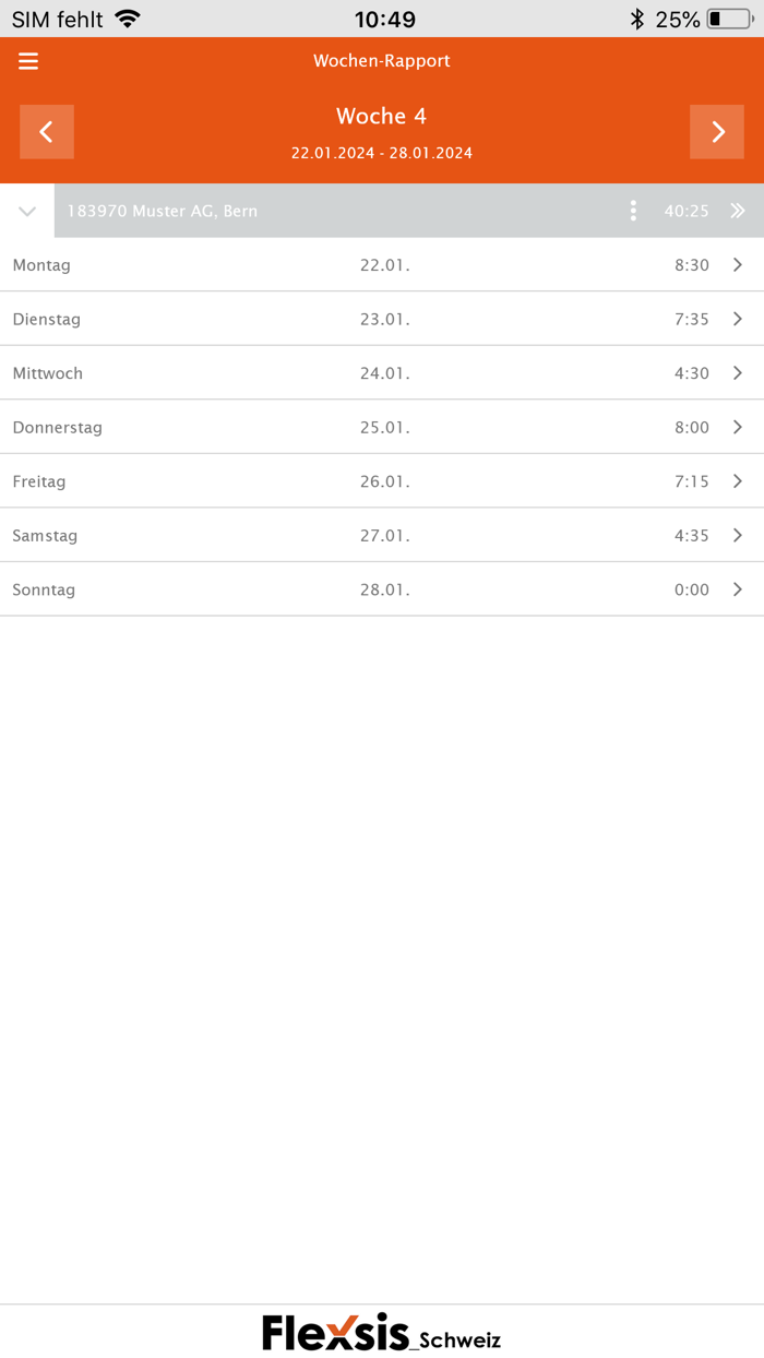 Easytime Flexsis Schweiz