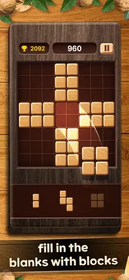 Game screenshot Walnut Wood Block Puzzle mod apk