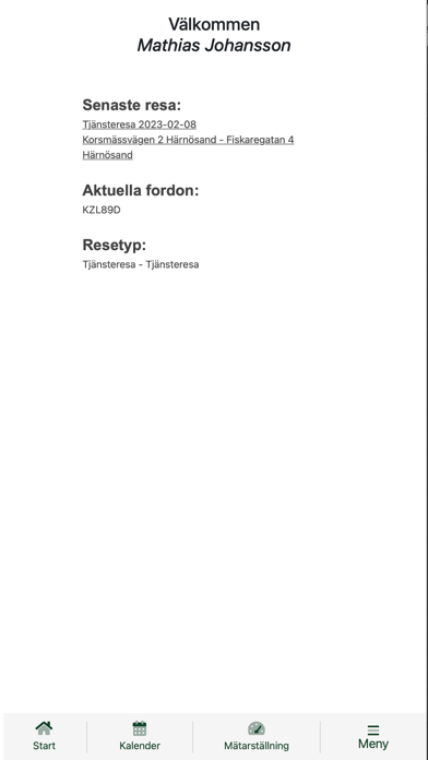 2MA Körjournal Screenshot