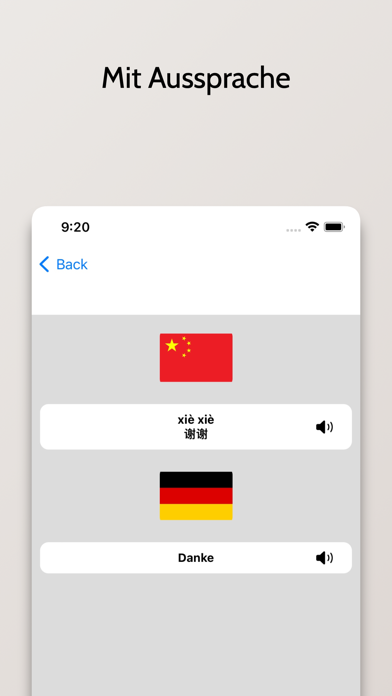 Chinesisch Vereinfacht-Deutsch Screenshot