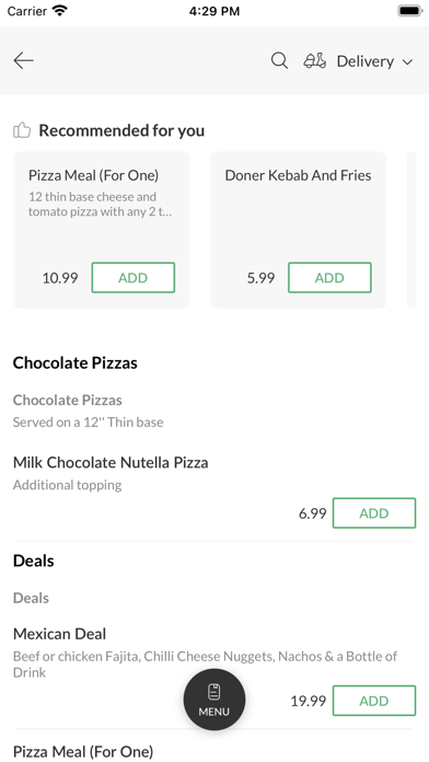 El Che Pizzeria And Mexican Screenshot