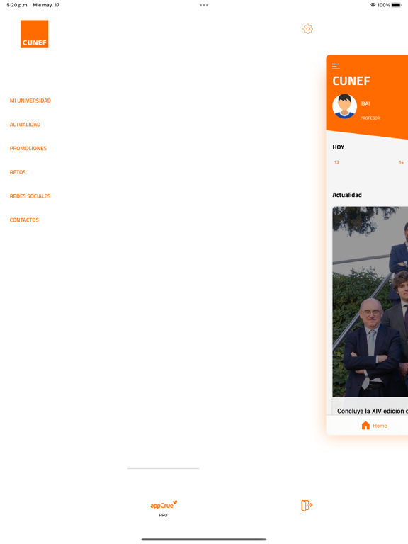 Screenshot #6 pour CUNEF app