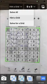 sudoku solver realtime camera iphone screenshot 2