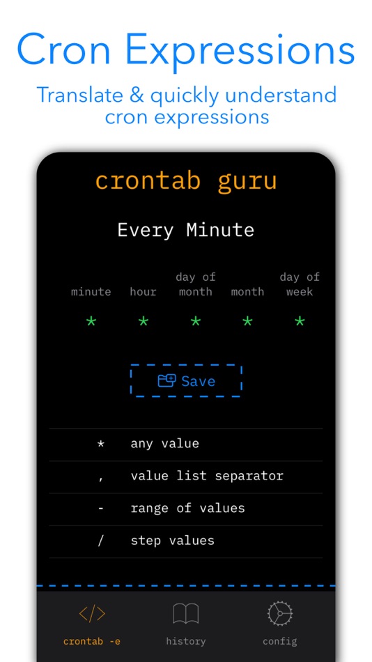#1. Cron Guru (iOS) 由: BarracudaByte