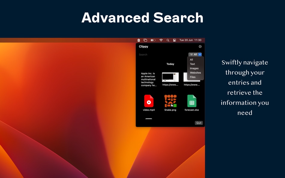 #2. Clippy - Clipboard Manager (macOS) 由: Sai Koneru