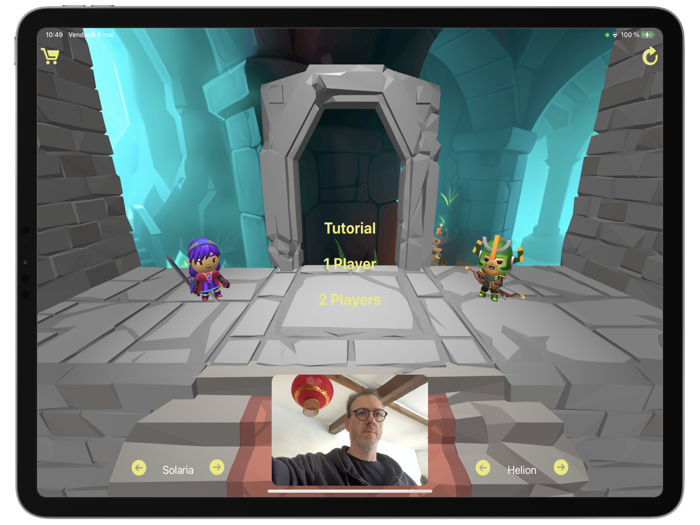 Two-player duel Grimace Hero