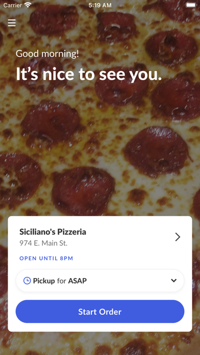 Siciliano's Pizzaria Screenshot