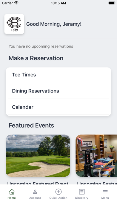 Binghamton Country Club Screenshot