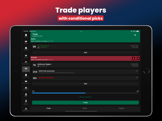 Hockey Legacy Manager 24 iPad screenshot 5 - Games app