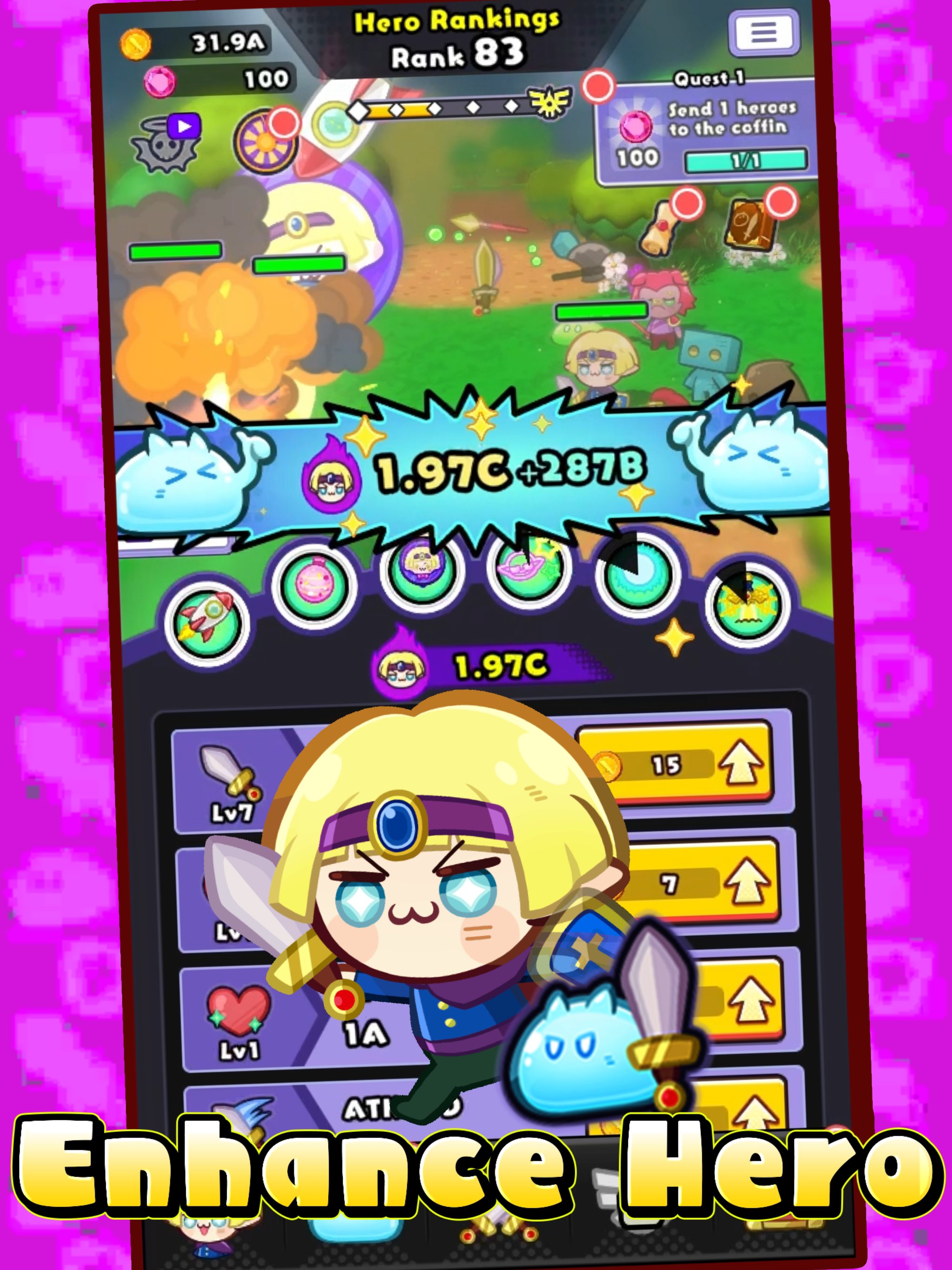 Ranking of Heroes: Idle Game
