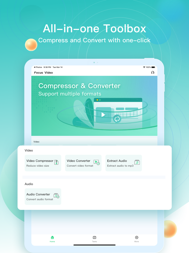 Focus Video - Video Compressor Screenshot