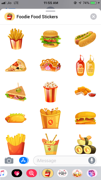 Screenshot #3 pour Foodie Food Stickers
