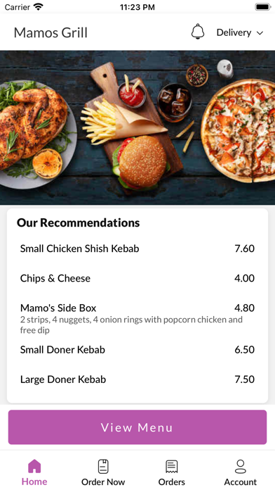 Mamos Grill Screenshot