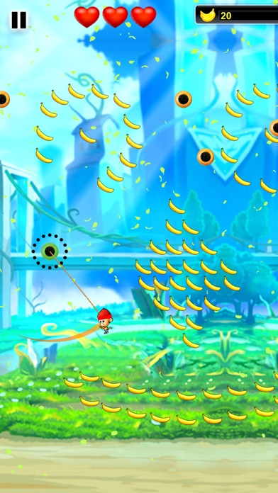 Screenshot #1 pour Monkey Hook: Jungle Swing Fun