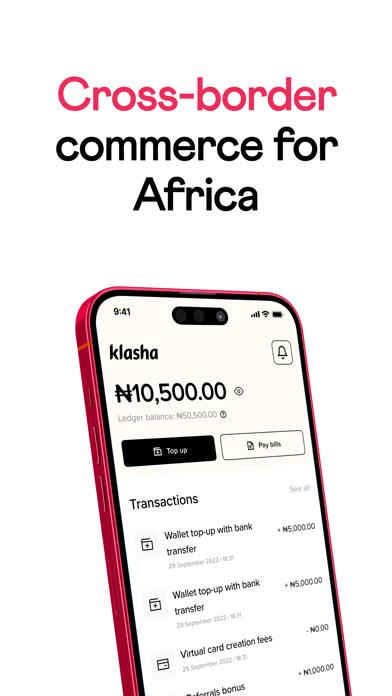 Screenshot #1 pour Klasha: Spend globally