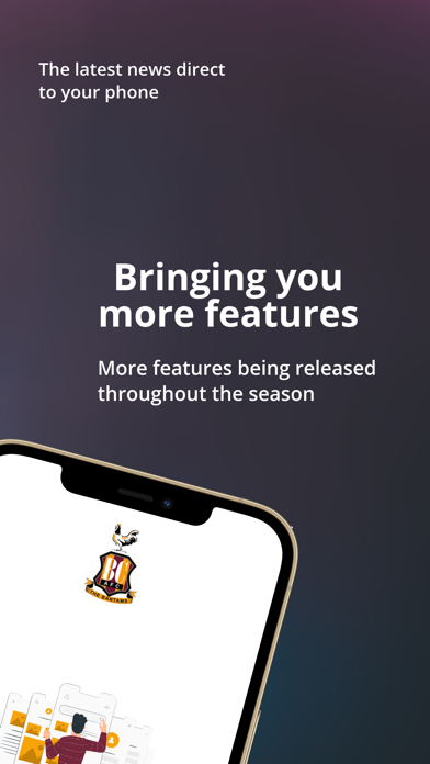 Bradford City AFC App Screenshot