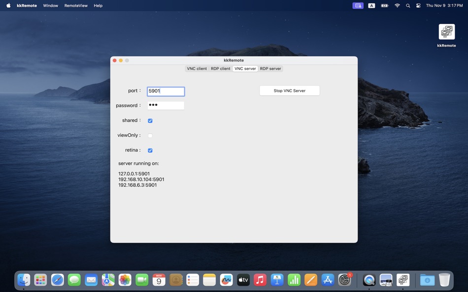 #4. kkRemote (macOS) Podle: 琼洁 但