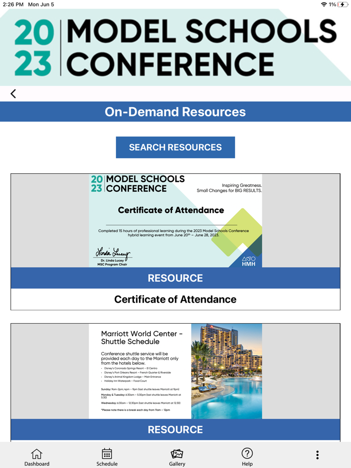 Model Schools Conference