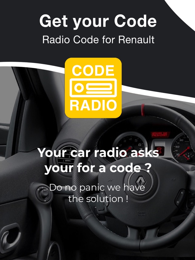 Renault Radio Code on the App Store