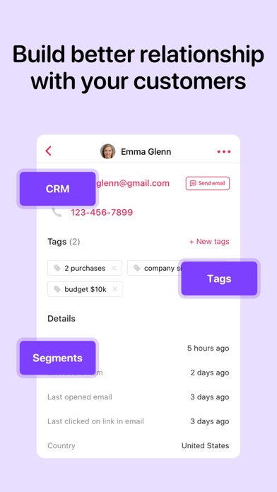 Email SMS Marketing for Shop Screenshot