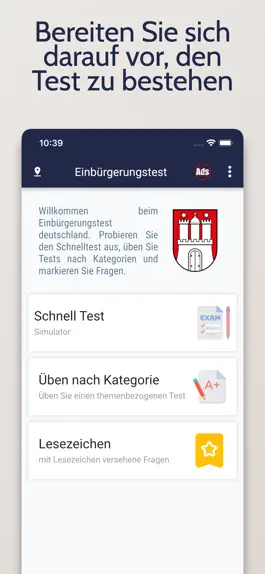 Game screenshot Einbürgerungstest Deutscher apk