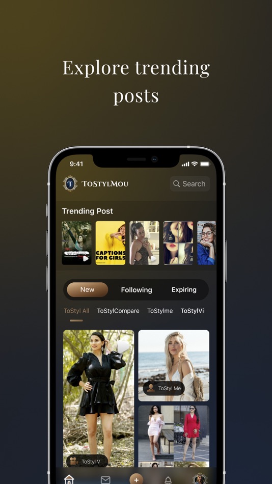 #3. ToStylMou: Style Social Media (iOS) 由: ToStylMou Inc