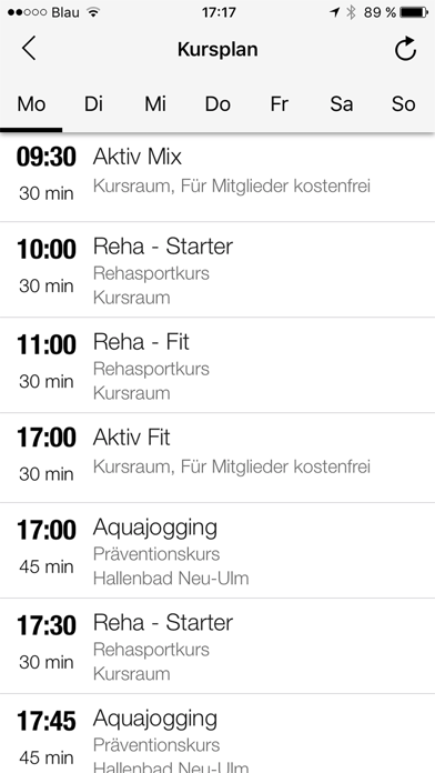 REHAMED NU Trainingszentrum Screenshot