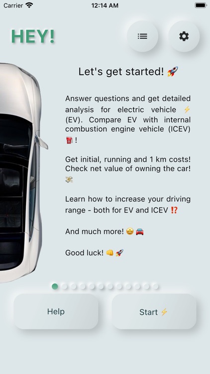 EV: electric car costs & range