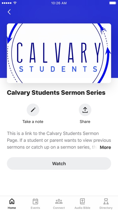 Calvary Baptist Jesup Screenshot
