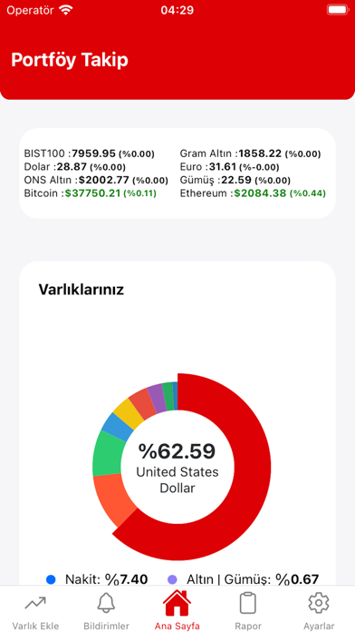 Portföy Takip | Tüm Yatırımlar Screenshot