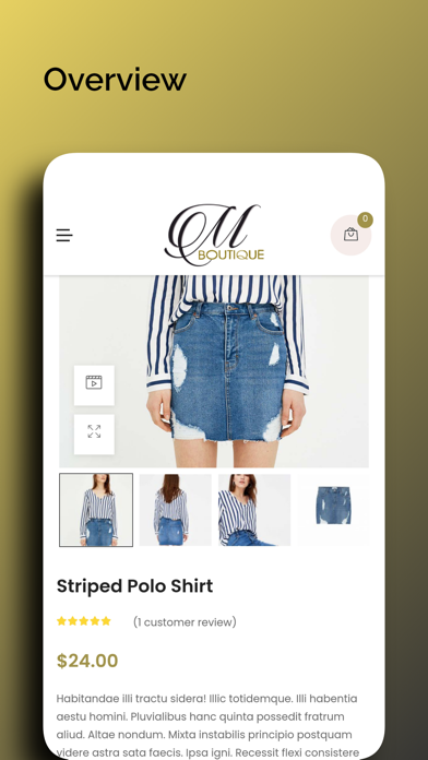 M Boutique Screenshot