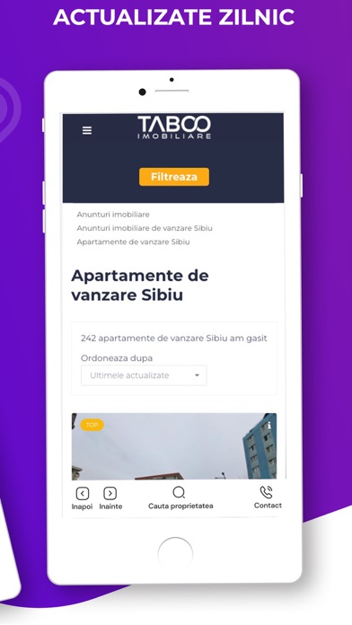 TABOO.ro Imobiliare Screenshot