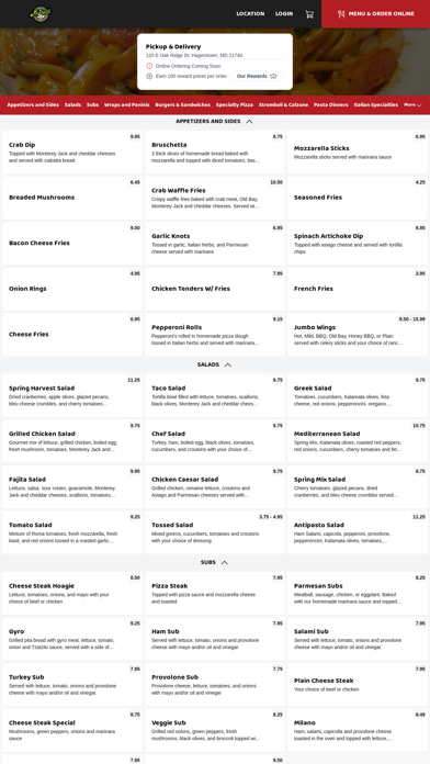 Fratelli Italian Pizzeria Screenshot