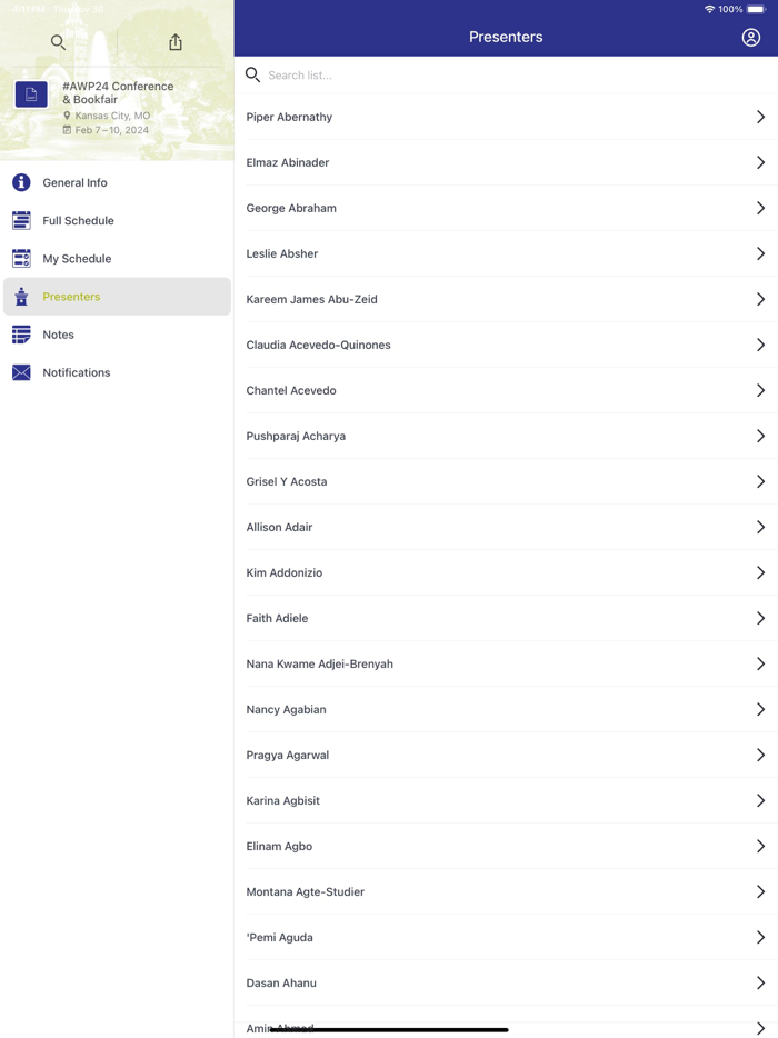 AWP24 Conference and Bookfair