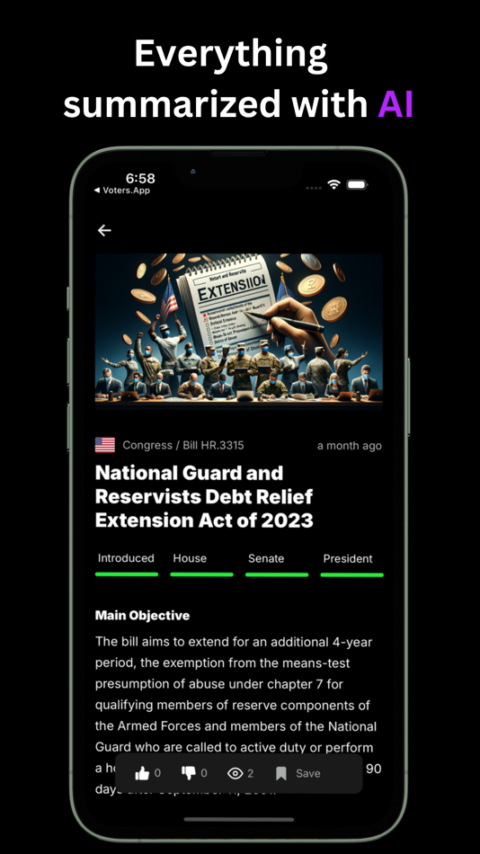 #2. Voters App (iOS) โดย: Voters App, inc