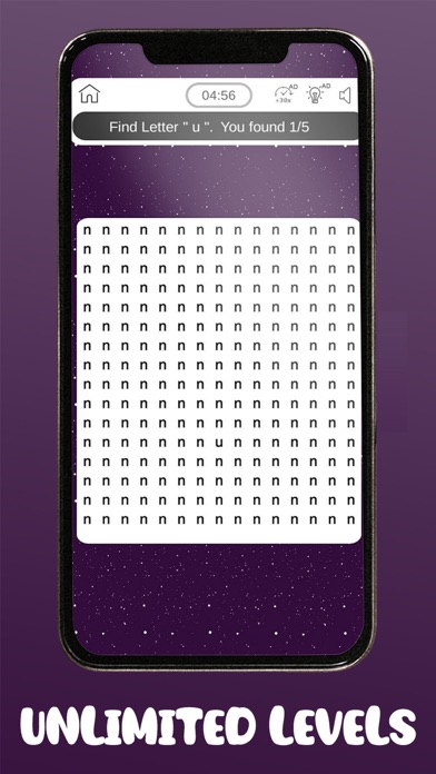 Find The Letter - Focus Game Screenshot