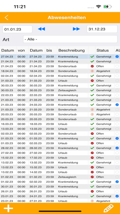 EasyTec mobile Zeiterfassung screenshot-5
