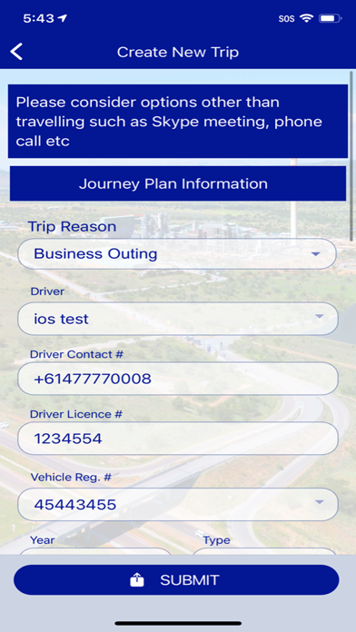 Anglo American Road Travel App Screenshot