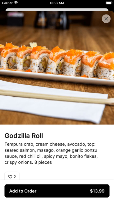 Ninja Japanese Restaurant Screenshot