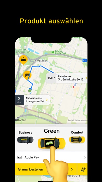 Taxi 40100 zum Fixpreis fahren Screenshot