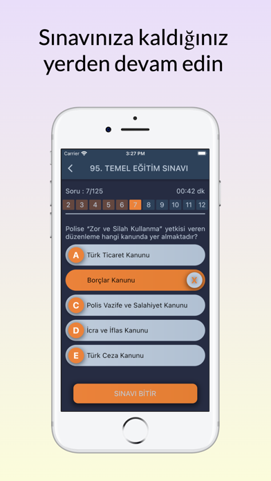 Özel Güvenlik Sınavı - ENOR Screenshot